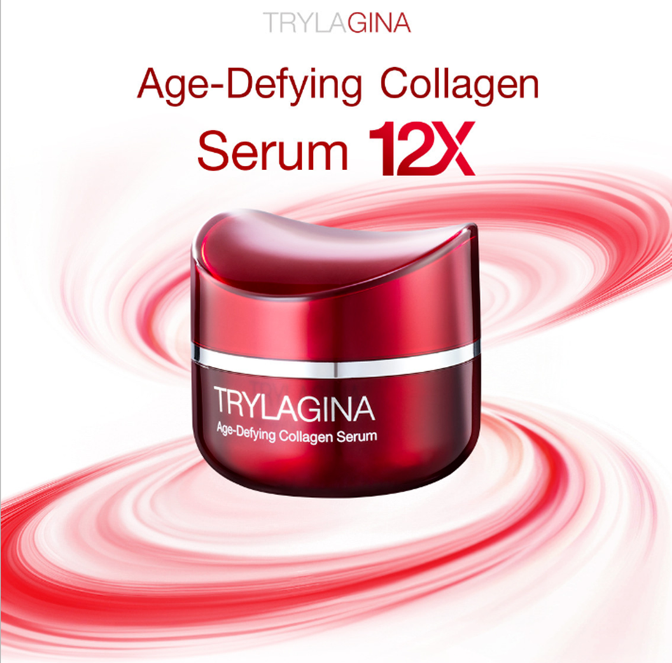 5x 30g Trylagina Age-Defying Collagen Serum 12X Moisturizing Anti-Aging Wrinkle